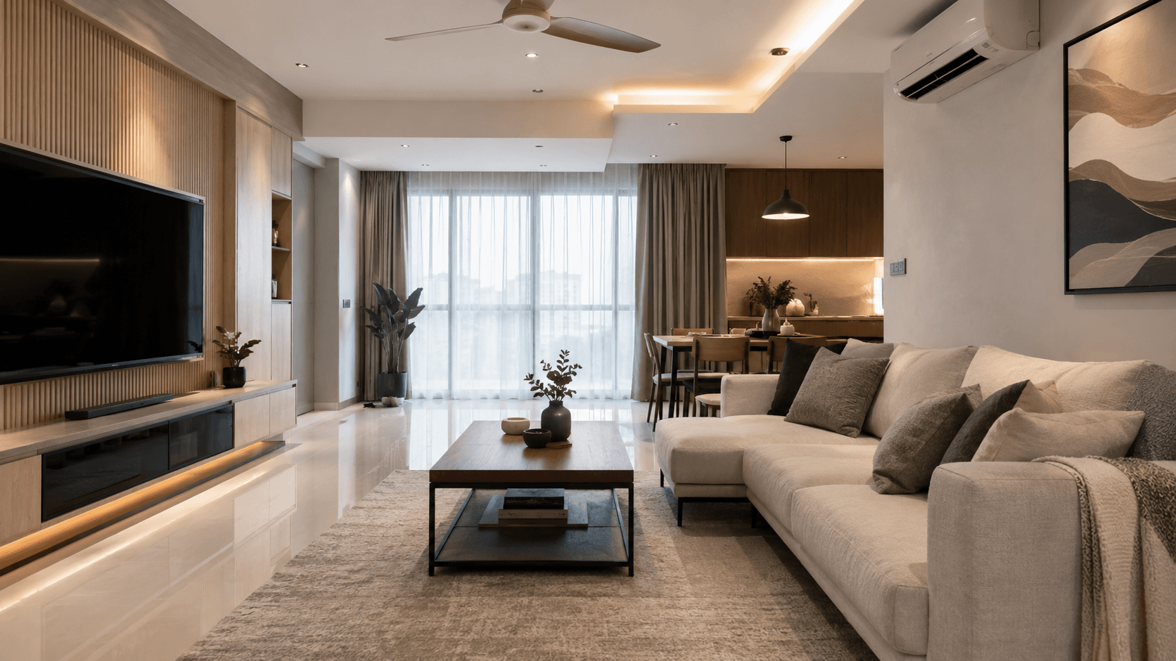 Completed home renovation by Home Reno