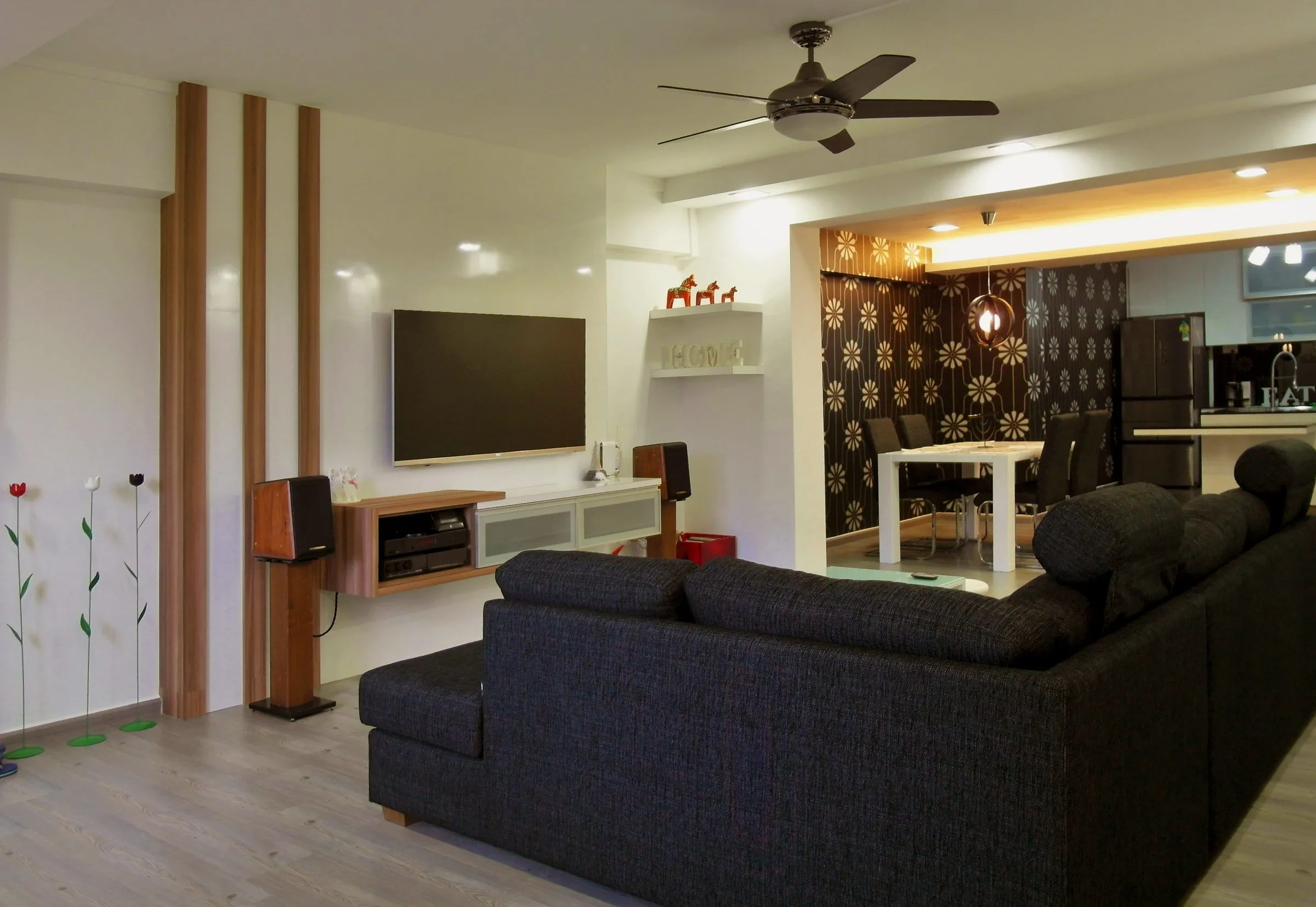 Completed HDB renovation at Block 408 Woodlands Street 41
